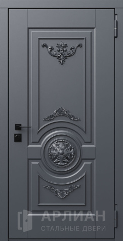 Фото «Стальная входная дверь с отделкой МДФ и ковкой №782»