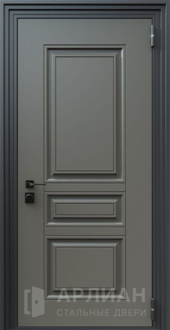 Фото «Дверь элитная цвет серый матовый №651»