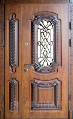 Фото «Дверь в коттедж с фрамугой №409»