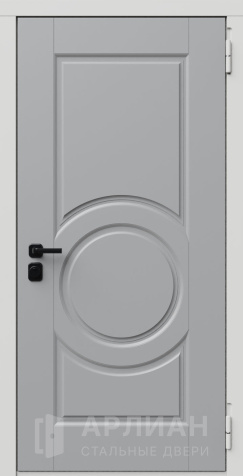 Фото «Светлая входная дверь с отделкой софт №765»